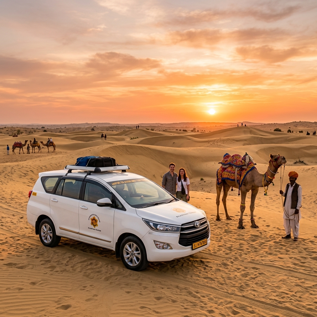 Jaipur to Jaisalmer Taxi Service by Star Go Cab